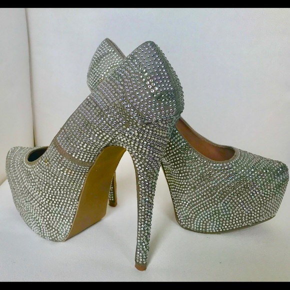 Steve Madden Rhinestone Heels - Picture 5 of 6